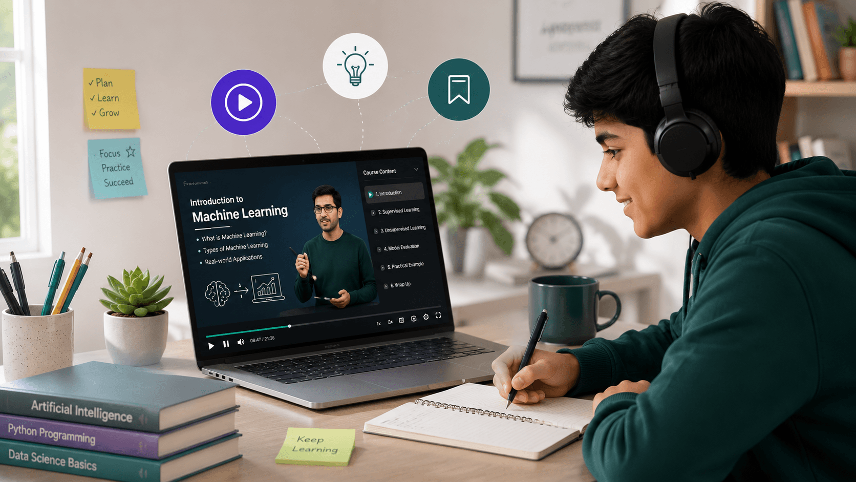 Engaging video lessons